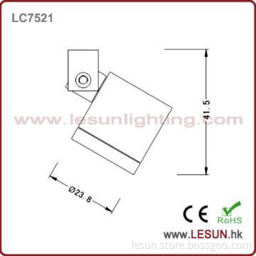 Aluminum 1W high power led cabinet lamp for jewerly lighting LC7521